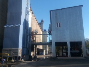 Автоприем, зерноочистка, сушка зерна на территории АО «Тульский комбинат хлебопродуктов»