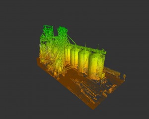 3D сканирование элеватора АО Избердеевский элеватор